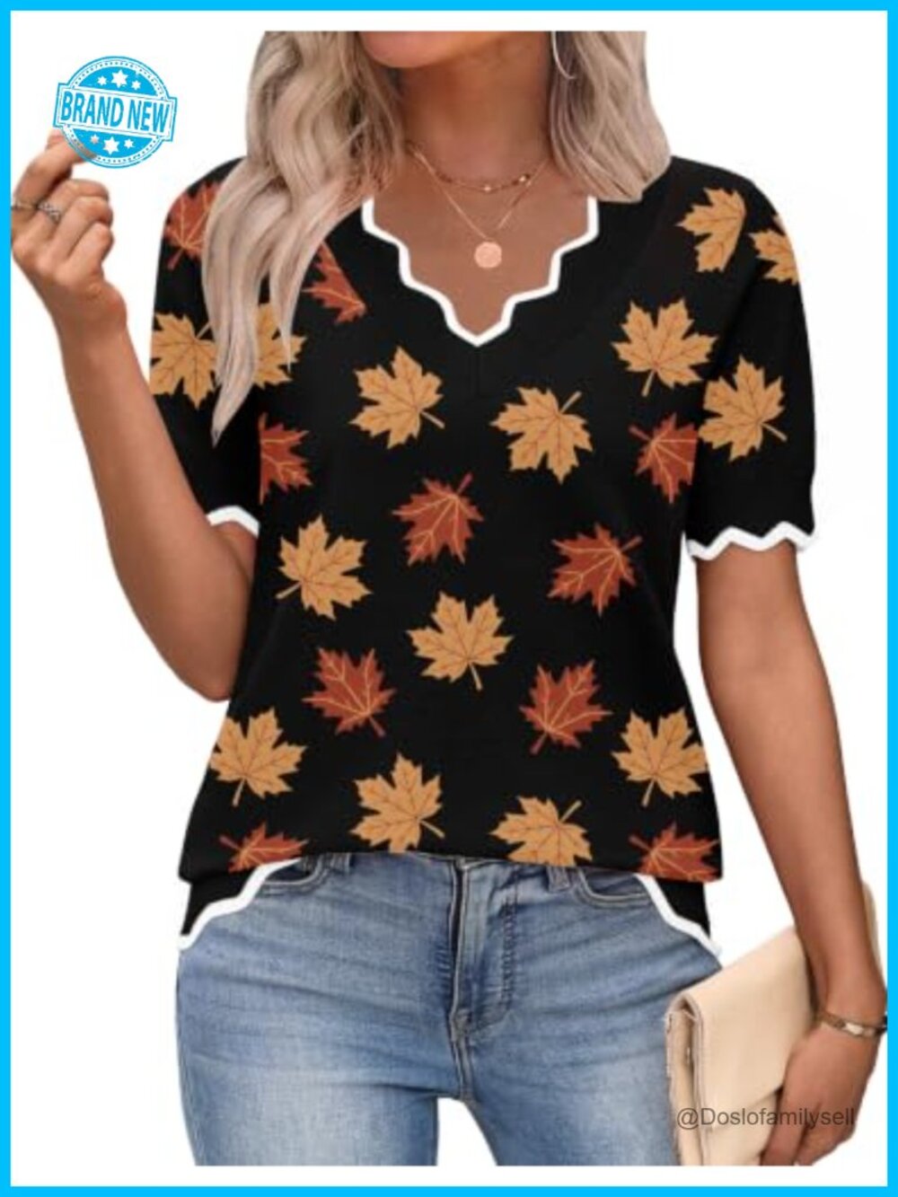 Women's Short Sleeve V Neck Knit Sweater Lightweight Summer Dressy Top